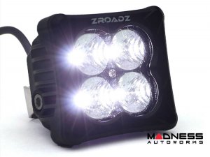 Ford Bronco Lighting Upgrade - ZROADZ - Rear Bumper Pod Light Kit - 3in White LED Pods Ford Bronco Lighting Upgrade - ZROADZ - Rear Bumper Pod Light Kit - 3in White LED Pods